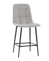 Стул полубарный Stool Group Стул полубарный Одди велюр светло-серый арт. УТ000041432