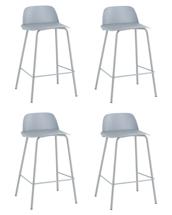 Стул полубарный Stool Group Стул полубарный Mist серо-голубой 4 шт арт. УТ000038442
