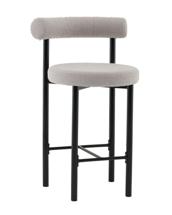 Стул полубарный Stool Group Стул полубарный Флорео букле светло-серый арт. УТ000041332