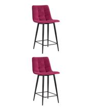 Стул полубарный Stool Group Стул полубарный Джанго велюр винный 2 шт. арт. УТ000042478