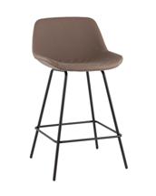 Стул полубарный Stool Group Стул полубарный Деймон экокожа коричневый арт. УТ000042637