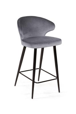Стул полубарный Top concept Стул полубарный Richard, бархат серый 27 арт. 80764