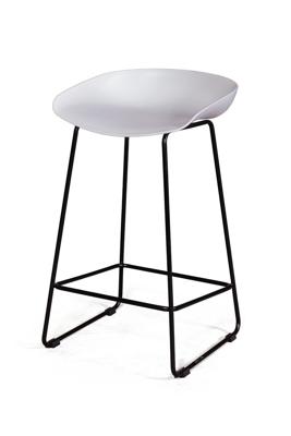Стул полубарный Top concept Стул полубарный Leo пластик белый арт. 85200