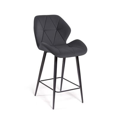 Стул полубарный Top concept Стул полубарный Crystal, бархат серый 27 арт. 0000004686800000036177000001150