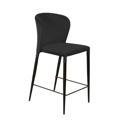 Стул полубарный Top concept Стул полубарный Albert, бархат антрацит 14/опора конус арт. 0000003844400000036026000000399