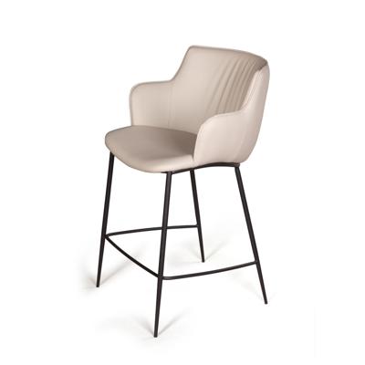 Стул полубарный Top concept Стул полубарный Sofia, иск.кожа soft-touch, серый арт. 2001000001477