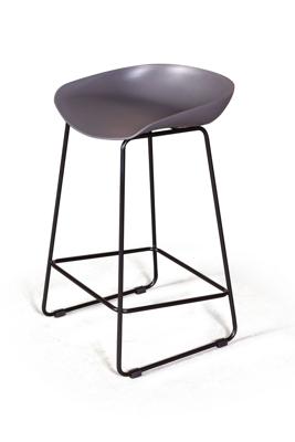 Стул полубарный Top concept Стул полубарный Leo пластик серый арт. 85198
