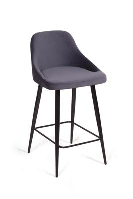 Стул полубарный Top concept Стул полубарный Дуглас, бархат серый 27 арт. 21854