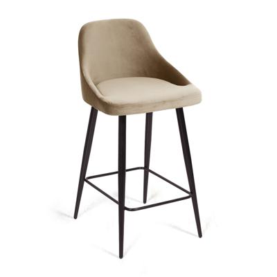 Стул полубарный Top concept Стул полубарный Дуглас, бархат бежевый 5 арт. 21855