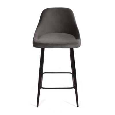 Стул полубарный Top concept Стул полубарный Дуглас, бархат антрацит 14 арт. 21856