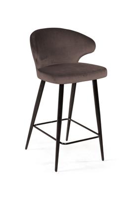 Стул полубарный Top concept Стул полубарный Ричард, бархат коричневый 12 арт. 83941