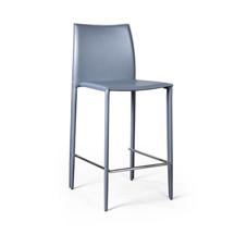 Стул полубарный Top concept Стул полубарный Rolf, кожа антрацит арт. 2001000000791