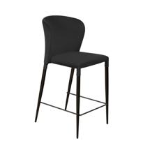 Стул полубарный Top concept Стул полубарный Albert, бархат антрацит 14/опора конус арт. 0000003844400000036026000000399