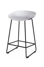 Стул полубарный Top concept Стул полубарный Leo пластик белый арт. 85200