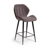 Стул полубарный Top concept Стул Ральф полубарный, бархат антрацит 14 арт. 21721