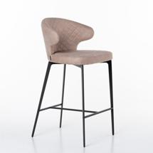 Стул полубарный Top concept Стул полубарный Ричард, замша бежевый арт. 2000000000527