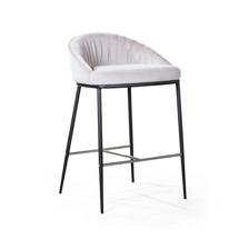 Стул полубарный Top concept Стул полубарный Баркли, микровелюр серый арт. 2001000000357