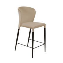 Стул полубарный Top concept Стул полубарный Альберт, бархат бежевый 5/опора конус арт. 0000003844400000036181000000399