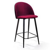 Стул полубарный Top concept Стул полубарный Томас, бархат красный 16 арт. 9293