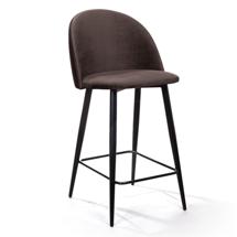 Стул полубарный Top concept Стул полубарный Томас, бархат антрацит 14 арт. 9995