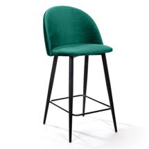 Стул полубарный Top concept Стул полубарный Томас, бархат зелёный 19 арт. 9997