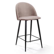 Стул полубарный Top concept Стул полубарный Томас, бархат пепельно-бежевый 25 арт. 9998