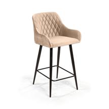 Стул полубарный Top concept Стул полубарный Роберт, бархат бежевый 5 арт. 76780