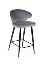 Стул полубарный Top concept Стул полубарный Ричард, бархат серый 27 арт. 80764