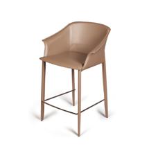 Стул полубарный Top concept Стул полубарный Джио, кожа хаки-тауп арт. 2001000001507