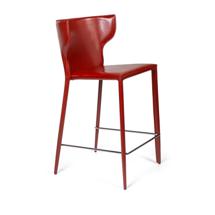 Стул полубарный Top concept Стул полубарный Аустин, кожа ретро-красный арт. 2001000001620