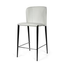 Стул полубарный Top concept Стул полубарный Альберт, кожа белый арт. 2001000001743