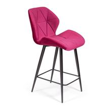 Стул полубарный Top concept Стул полубарный Кристалл, бархат винно-красный 16 арт. 21716