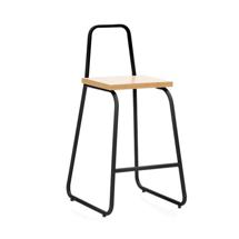 Стул полубарный Woodi Furniture Полубарный стул Bauhaus с высокой спинкой арт. BHPBS-BL