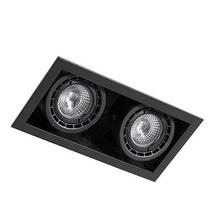 Светильник Faro NANO COLIN-2  встраиваемый светильник с ЧЕРНОЙ РАМКОЙ LED 14 - 24W 2700K 56 арт. 067184