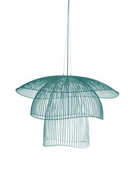 Светильник Forestier Suspension papillon l bleu gris