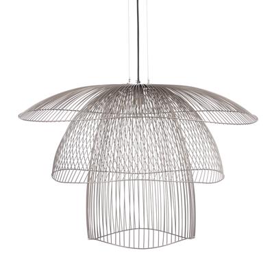 Светильник Forestier Suspension papillon l taupe metallique