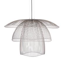 Светильник Forestier Suspension papillon l taupe metallique