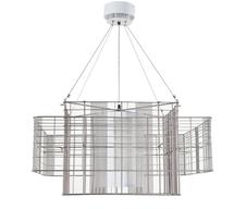 Светильник Forestier Suspension mesh cubic l metal taupe/cuivre rose