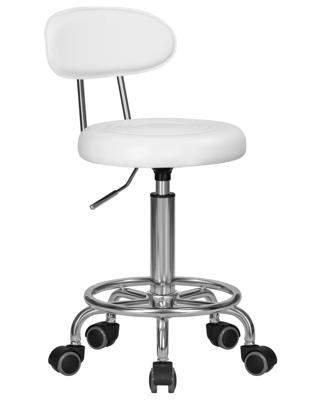 Табурет DOBRIN Табурет мастера DOBRIN BILLY, белый арт. LM-3052_CH-M_EL-white