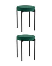 Табурет Stool Group Табурет Бриф Original велюр зеленый 2 шт. арт. УТ000043139