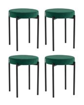 Табурет Stool Group Табурет Бриф Original велюр зеленый 4 шт. арт. УТ000043140