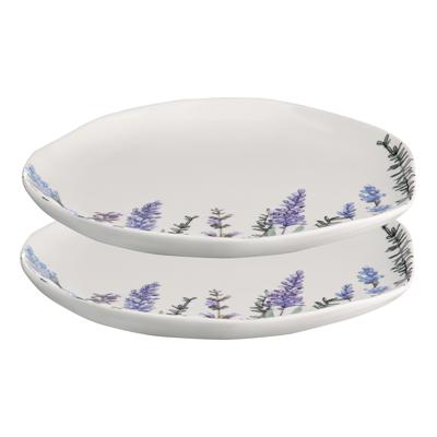 Тарелка ЯЯЯ Набор тарелок floral, D19 см, 2 шт. арт. LJ_SB_PL19
