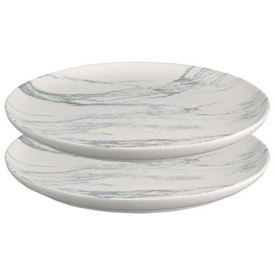 Тарелка ЯЯЯ Набор тарелок marble, D26 см, 2 шт. арт. LJ_RM_PL26