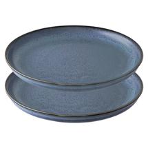 Тарелка ЯЯЯ Набор тарелок cosmic kitchen, D21 см, 2 шт. (голубые) арт. LJ_BT_PL21_light_blue