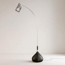 Торшер AXOLIGHT  Торшер Bul-Bo aluminium арт. PTBUL-B2ALNELED