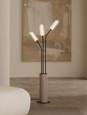 Торшер Aromas del Campo Торшер светло-серая кожа арт. 216012