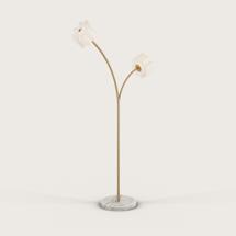 Торшер Aromas del Campo Торшер Flow золотой металл/белый мрамор арт. 254063