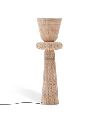 Торшер La Forma (ех Julia Grup) Neuda Торшер из ротанга со светлой отделкой арт. 265401