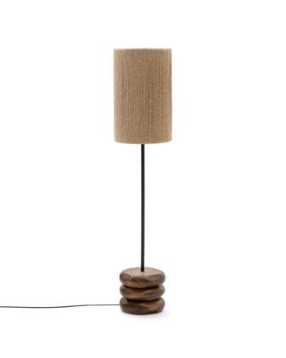 Торшер La Forma (ех Julia Grup) Торшер Kor из джута и акации в темной отделке арт. 210360