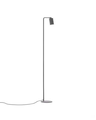 Торшер La Forma (ех Julia Grup) Напольный светильник Manie из металла с отделкой под черный чугун арт. 262281